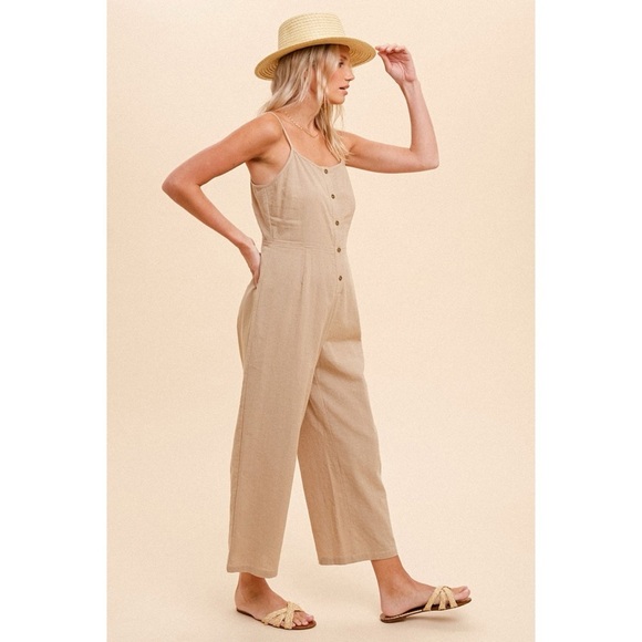 NWT Hem and Thread Easy Woven Jumpsuit - Size Medium - Picture 2 of 9